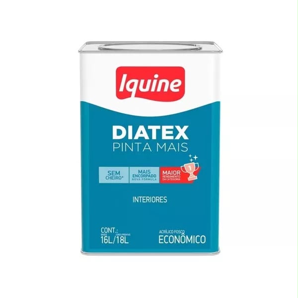 Lata de tinta Iquine Diatex em oferta